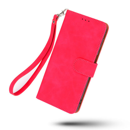 For Cubot P60 Flip PU Leather Protective Cover Skin-touch Wallet Stand Phone Case