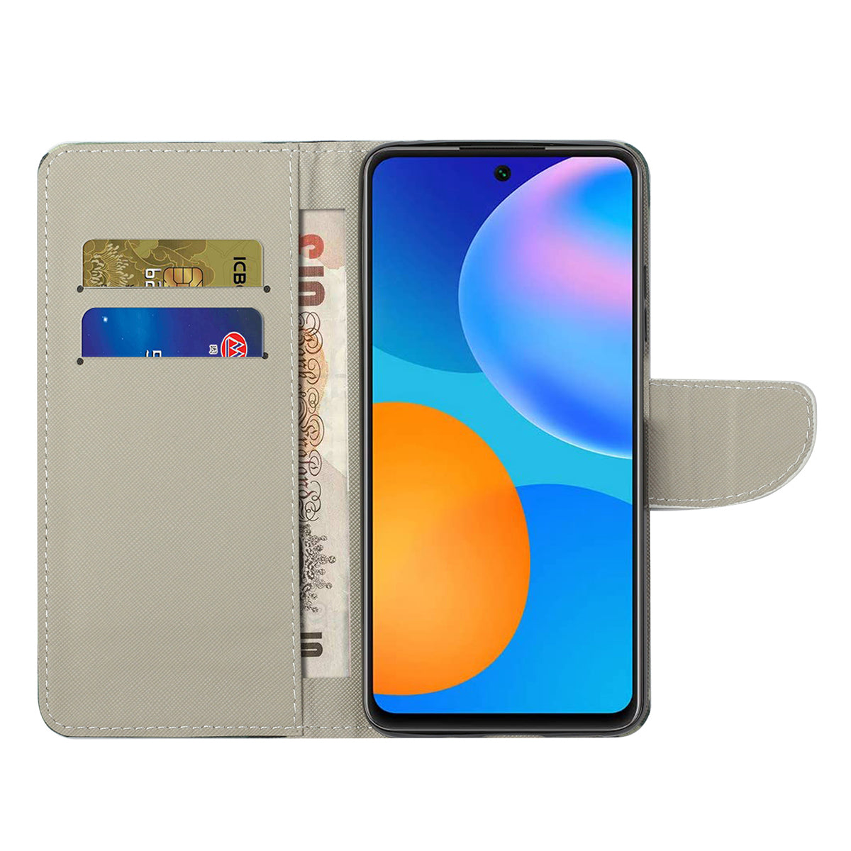 For Xiaomi Redmi Note 12S 4G Pattern Printing Leather Cellphone Case Wallet Stand Phone Cover