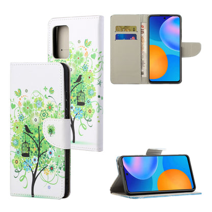 For Xiaomi Redmi Note 12S 4G Pattern Printing Leather Cellphone Case Wallet Stand Phone Cover