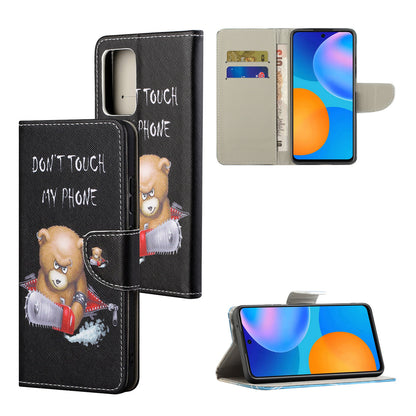 For Xiaomi Redmi Note 12S 4G Pattern Printing Leather Cellphone Case Wallet Stand Phone Cover