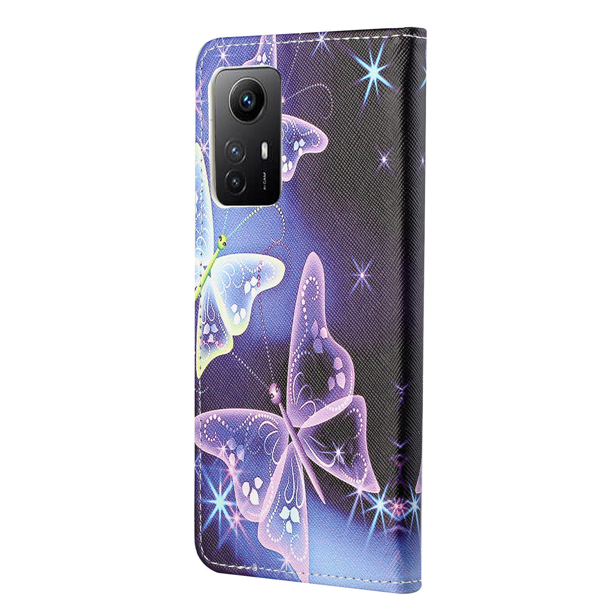 For Xiaomi Redmi Note 12S 4G Pattern Printing Leather Cellphone Case Wallet Stand Phone Cover