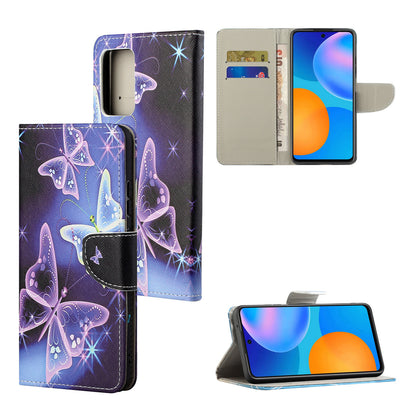 For Xiaomi Redmi Note 12S 4G Pattern Printing Leather Cellphone Case Wallet Stand Phone Cover