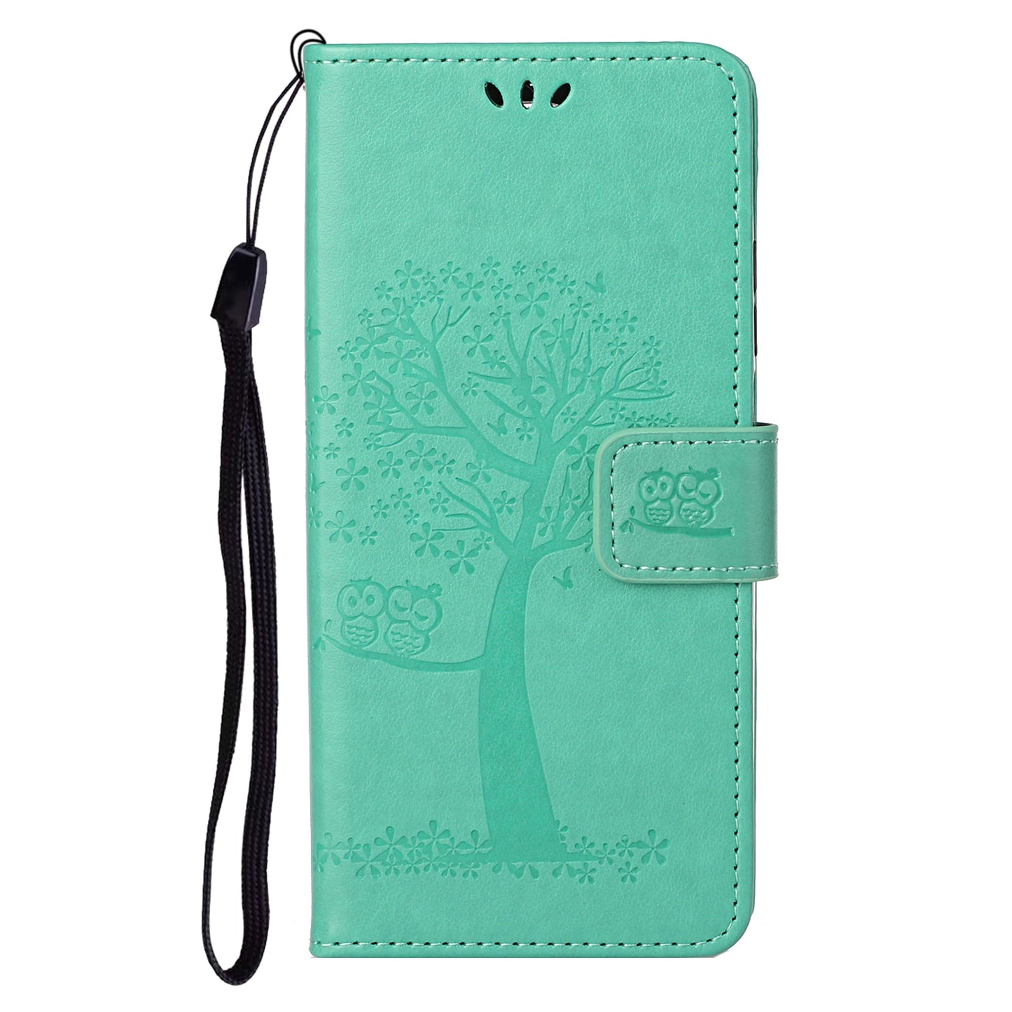 For Xiaomi Redmi Note 12S 4G Owl Tree Imprinted Wallet Phone Case PU Leather Stand Cover