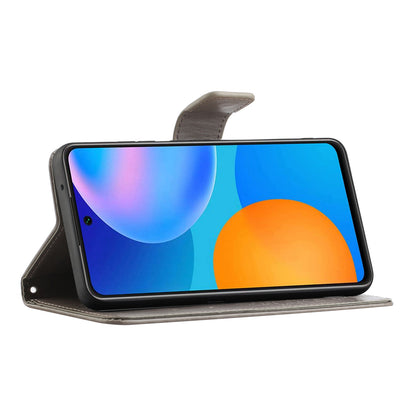 For Xiaomi Redmi Note 12S 4G Owl Tree Imprinted Wallet Phone Case PU Leather Stand Cover