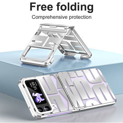 For Samsung Galaxy Z Flip4 5G Electroplated Hard PC Case Hinde Protection Phone Cover