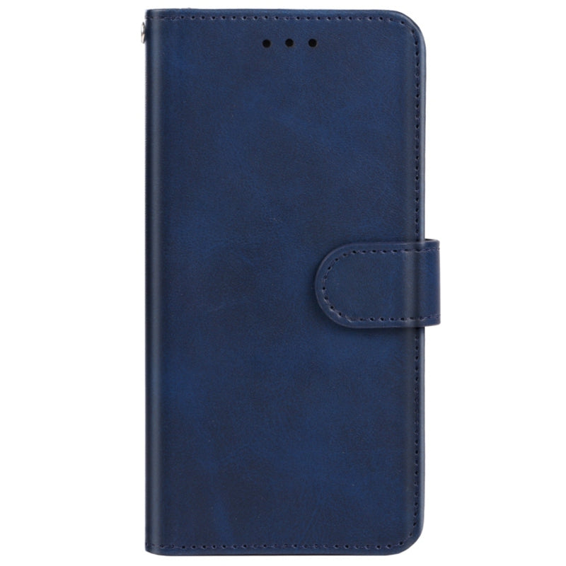 For Motorola Edge 40 5G Leather Phone Wallet Case Calf Texture Stand Phone Cover with Strap