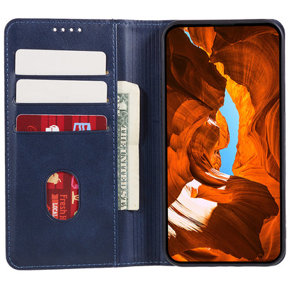 For Motorola Edge 40 5G PU Leather Stand Case Calf Texture Anti-drop Wallet Phone Cover