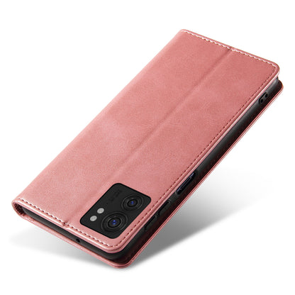 For Motorola Edge 40 5G PU Leather Stand Case Calf Texture Anti-drop Wallet Phone Cover