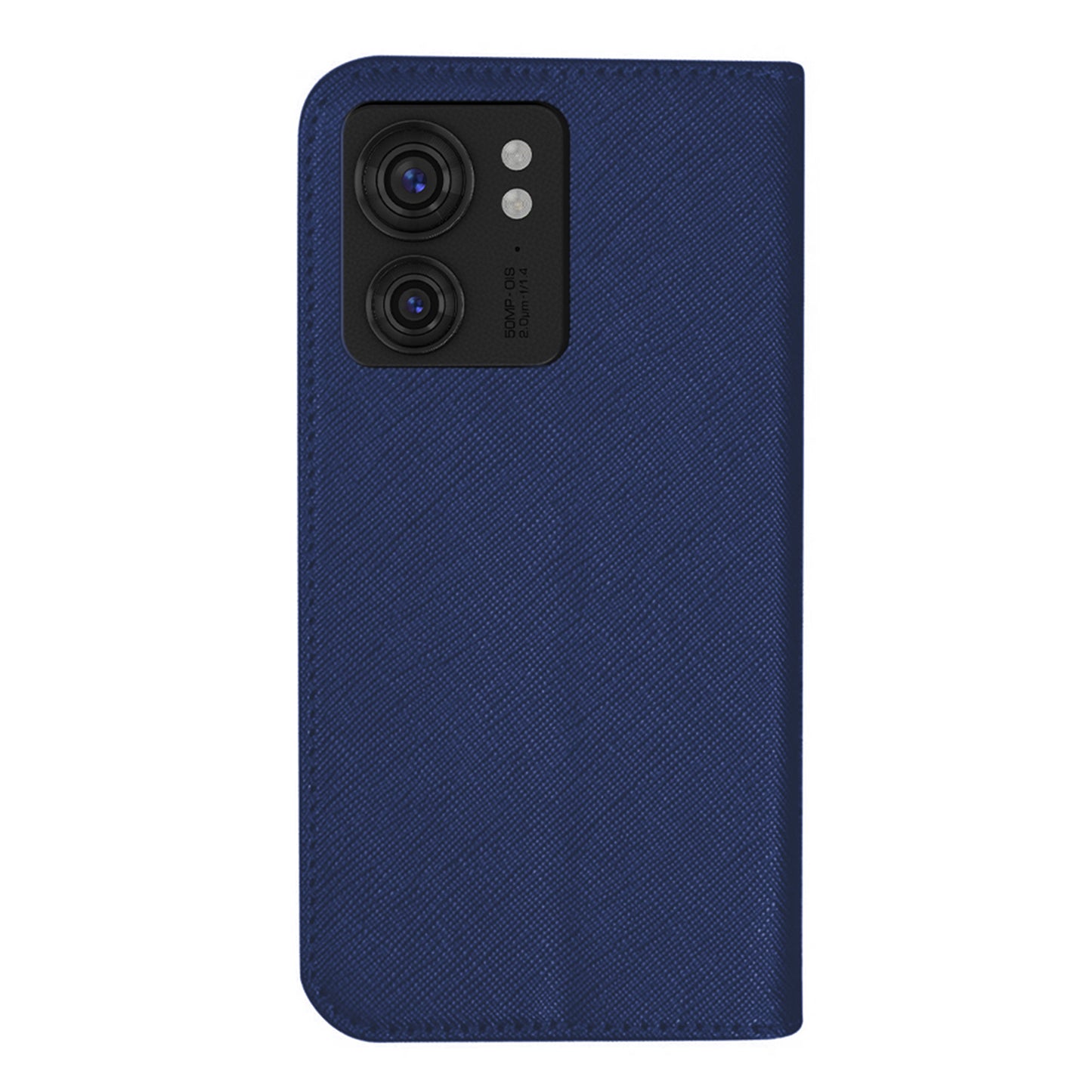 For Motorola Edge 40 5G Wallet PU Leather Case Cross Texture Stand Protective Phone Cover