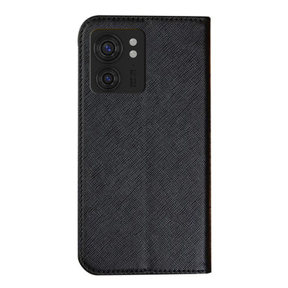 For Motorola Edge 40 5G Wallet PU Leather Case Cross Texture Stand Protective Phone Cover
