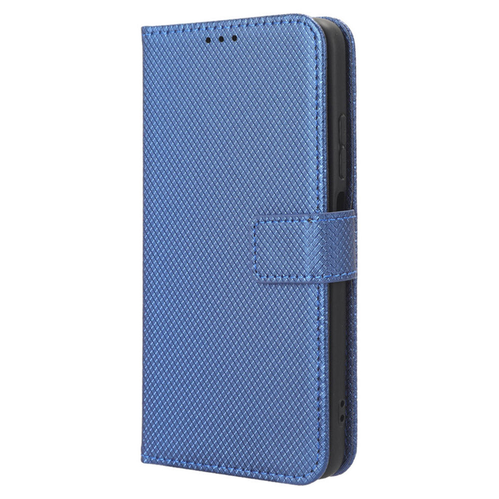 For Nokia C02 Diamond Texture PU Leather Shell Flip Stand Wallet Phone Case