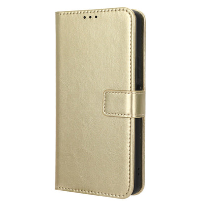 Wallet Case for Nokia C02 Crazy Horse Texture PU Leather Phone Cover with Stand