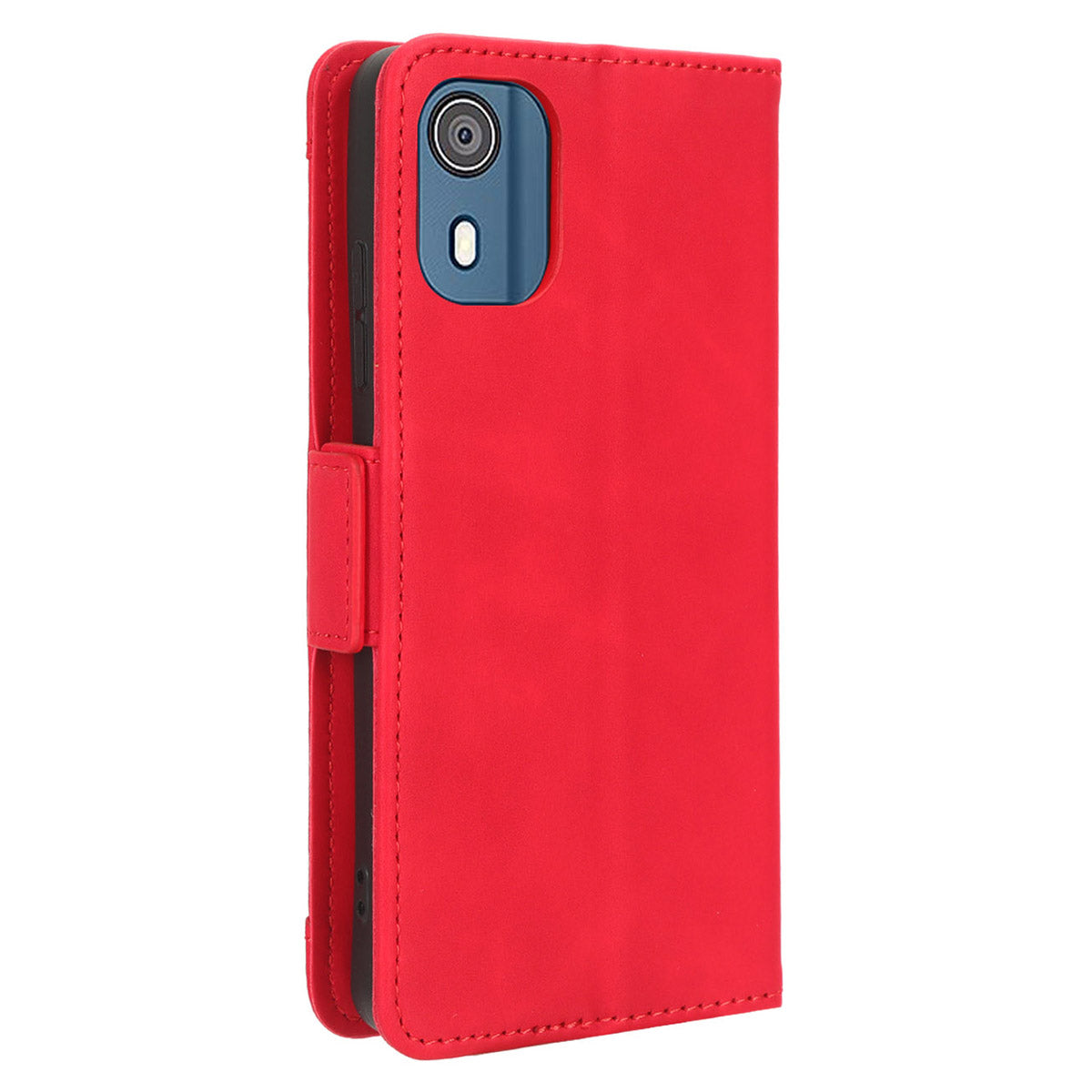 For Nokia C02 Multiple Card Slots PU Leather Phone Case Full Protection Stand Wallet Cover
