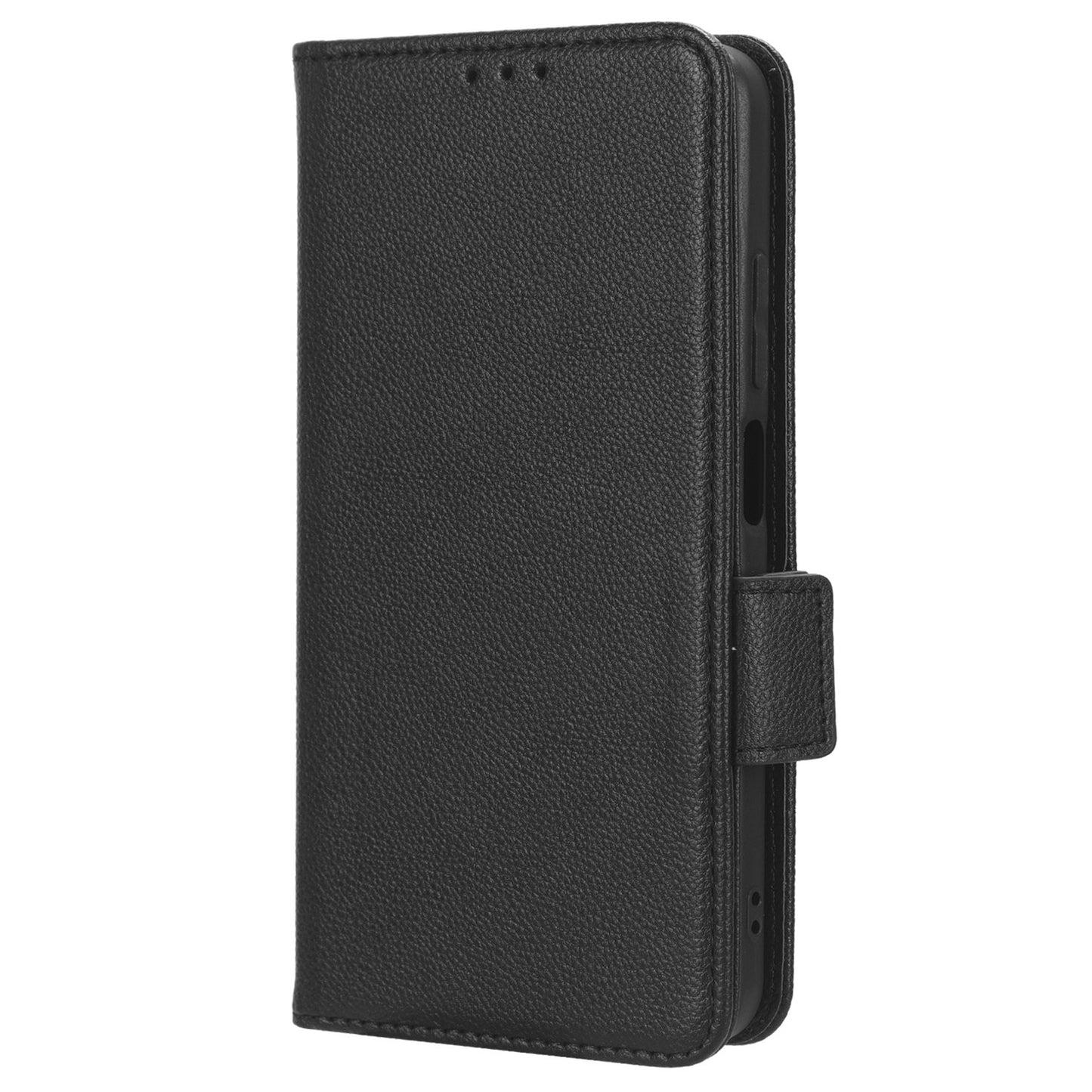 Wallet PU Leather Phone Case for Nokia C02 , Litchi Texture Stand Phone Cover