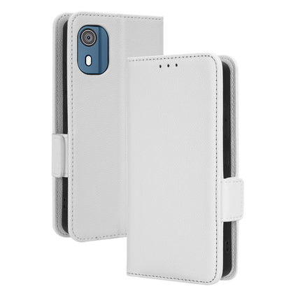 Wallet PU Leather Phone Case for Nokia C02 , Litchi Texture Stand Phone Cover