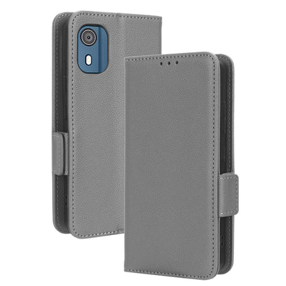 Wallet PU Leather Phone Case for Nokia C02 , Litchi Texture Stand Phone Cover