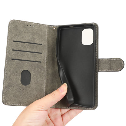 For Nokia C02 Anti-Scratch PU Leather Cover Stand Phone Case RFID Blocking Wallet with Strap