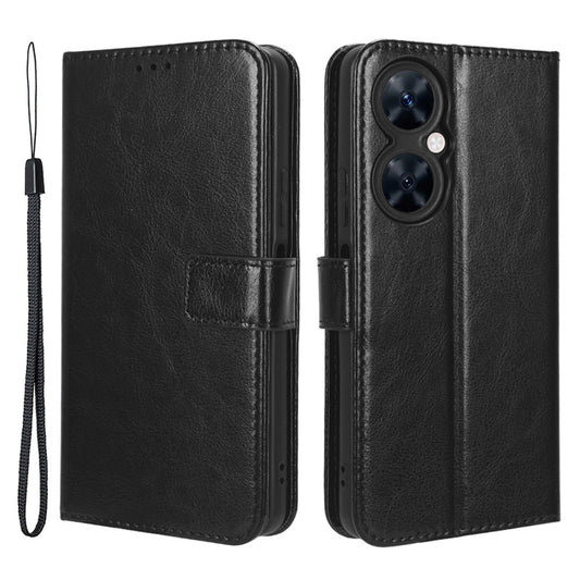 For Huawei Maimang 20 / Nova 11i / Enjoy 60 Pro PU Leather Wallet Case Crazy Horse Texture Phone Cover with Stand