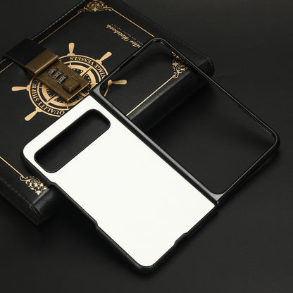 For Google Pixel Fold Drop-proof PU Leather Coated PC Phone Case Smartphone Cover