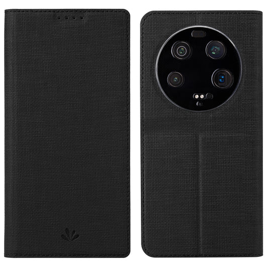 VILI DMX Series Phone Stand Cover for Xiaomi 13 Ultra , PU Leather Anti-Scratch Card Slots Phone Case