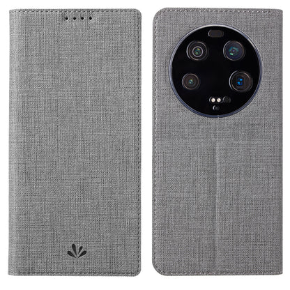 VILI DMX Series Phone Stand Cover for Xiaomi 13 Ultra , PU Leather Anti-Scratch Card Slots Phone Case