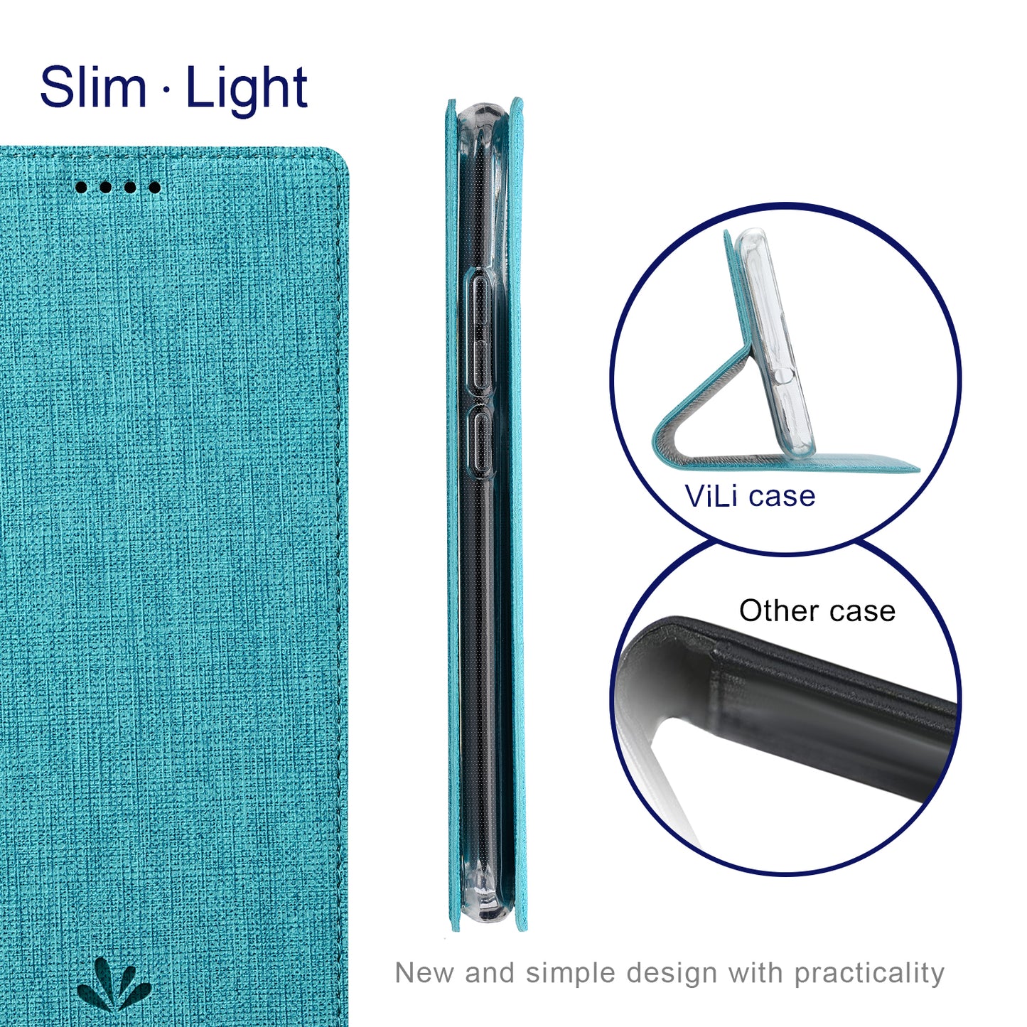 VILI DMX Series Phone Stand Cover for Xiaomi 13 Ultra , PU Leather Anti-Scratch Card Slots Phone Case