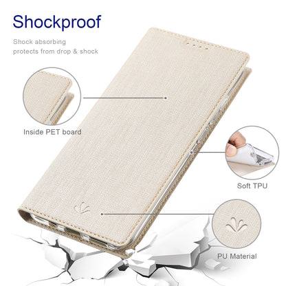 VILI DMX Series Phone Stand Cover for Xiaomi 13 Ultra , PU Leather Anti-Scratch Card Slots Phone Case