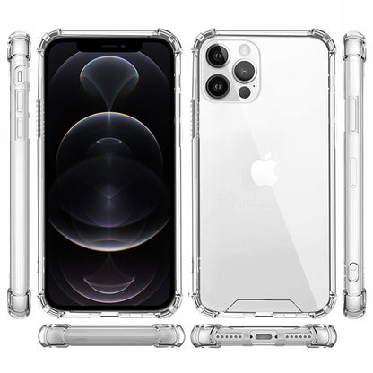 10PCS Slim-Fit 1.5mm Phone Case for iPhone 13 Pro , Drop Protection Clear Acrylic+TPU Shell Phone Cover
