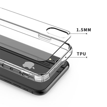 10PCS For iPhone 13 mini Anti-Scratch Phone Cover Slim 1.5mm Phone Case Acrylic+TPU Clear Cell Phone Shell