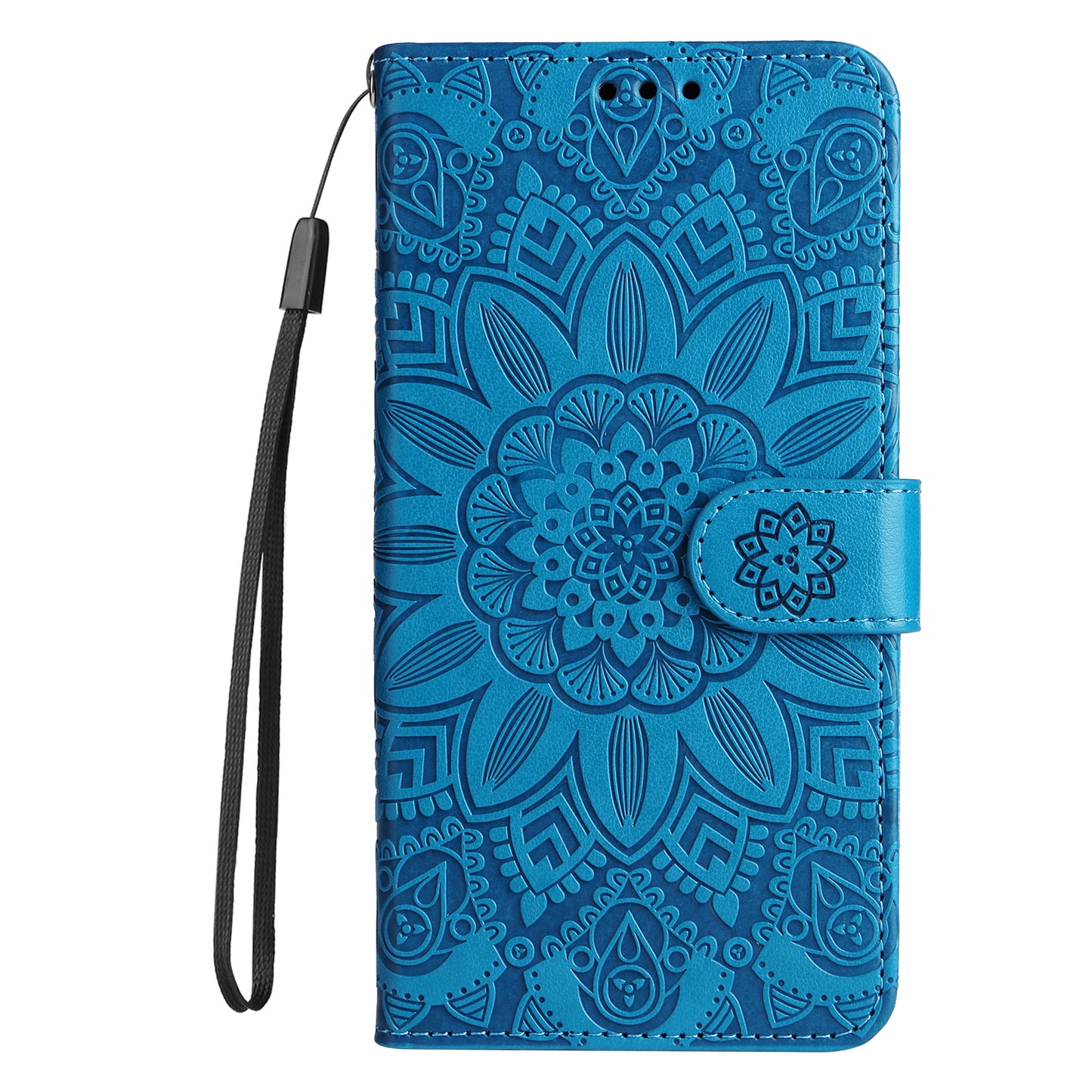 For Xiaomi Redmi Note 12 Turbo / Poco F5 5G Phone Case PU Leather Wallet Imprinted Sunflower Phone Stand Cover