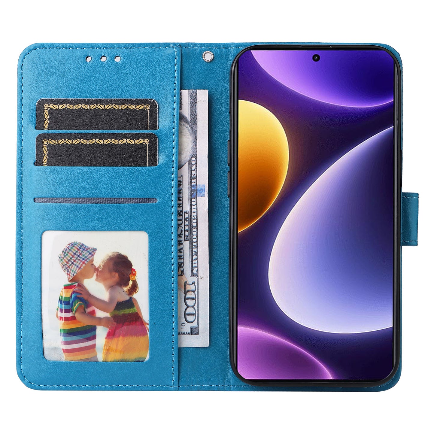 For Xiaomi Redmi Note 12 Turbo / Poco F5 5G Phone Case PU Leather Wallet Imprinted Sunflower Phone Stand Cover