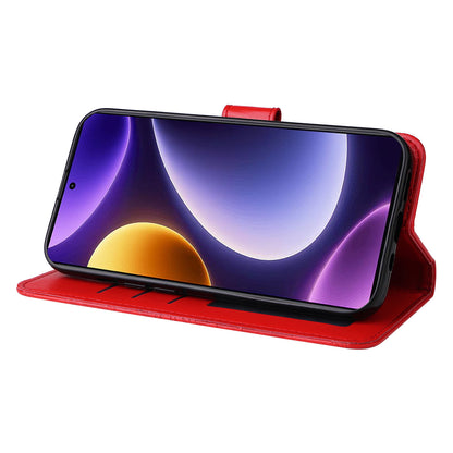 For Xiaomi Redmi Note 12 Turbo / Poco F5 5G Phone Case PU Leather Wallet Imprinted Sunflower Phone Stand Cover