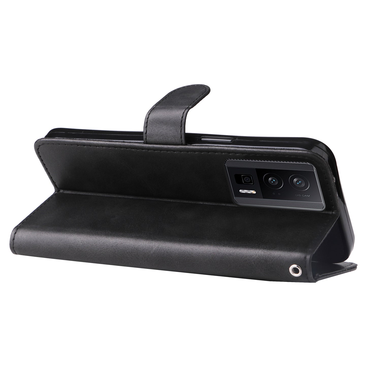 For Xiaomi Redmi K60 Pro 5G / K60 5G / Poco F5 Pro 5G Phone Case Stand Shell Calf Texture Zipper Pocket Wallet Cover