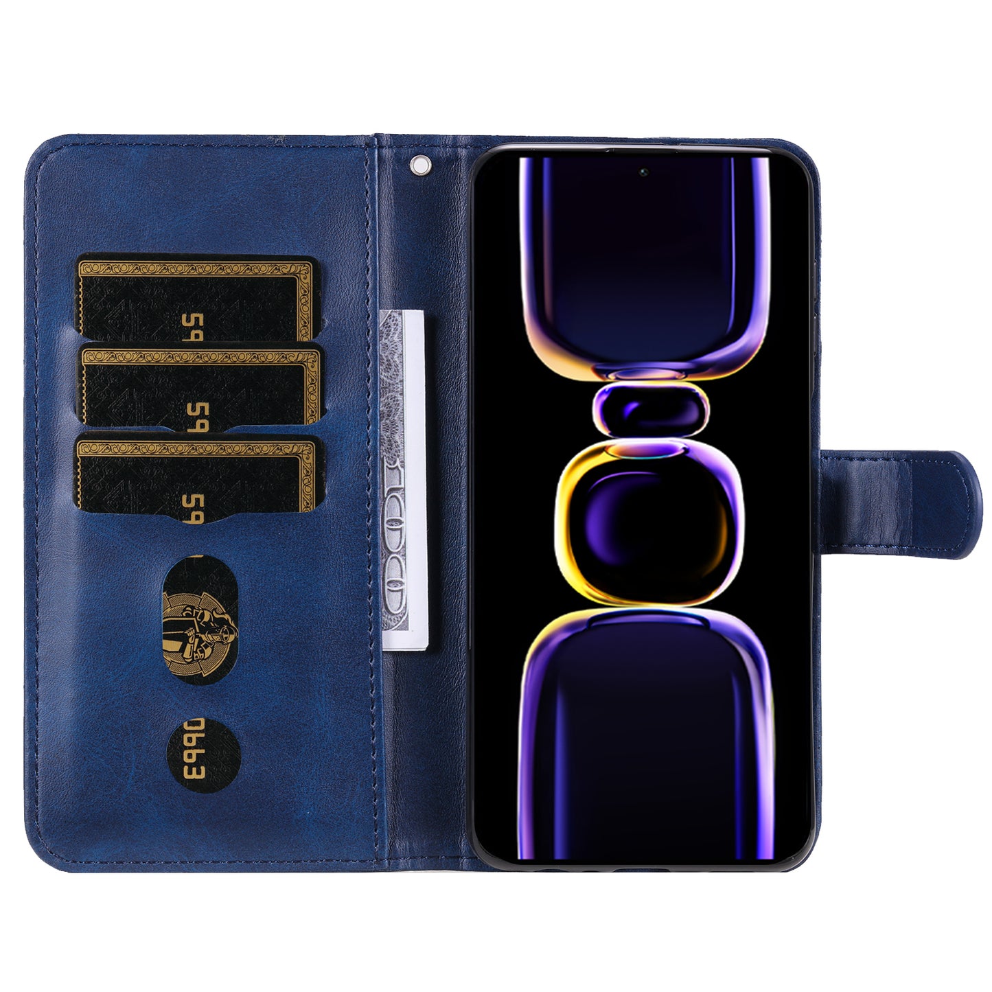 For Xiaomi Redmi K60 Pro 5G / K60 5G / Poco F5 Pro 5G Phone Case Stand Shell Calf Texture Zipper Pocket Wallet Cover