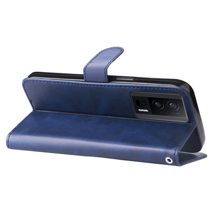 For Xiaomi Redmi K60 Pro 5G / K60 5G / Poco F5 Pro 5G Phone Case Stand Shell Calf Texture Zipper Pocket Wallet Cover