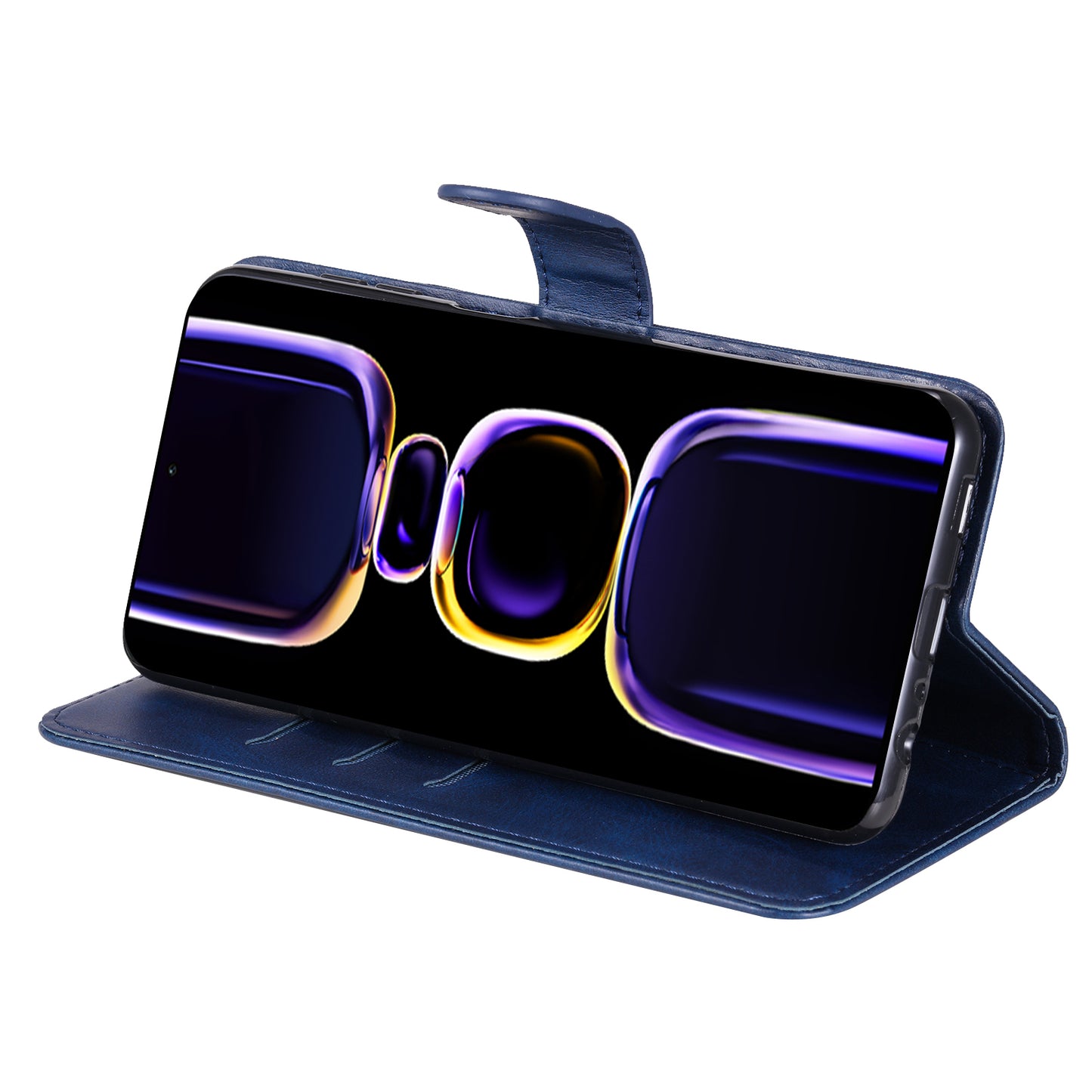 For Xiaomi Redmi K60 Pro 5G / K60 5G / Poco F5 Pro 5G Phone Case Stand Shell Calf Texture Zipper Pocket Wallet Cover