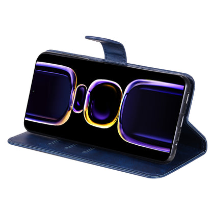 For Xiaomi Redmi K60 Pro 5G / K60 5G / Poco F5 Pro 5G Phone Case Stand Shell Calf Texture Zipper Pocket Wallet Cover