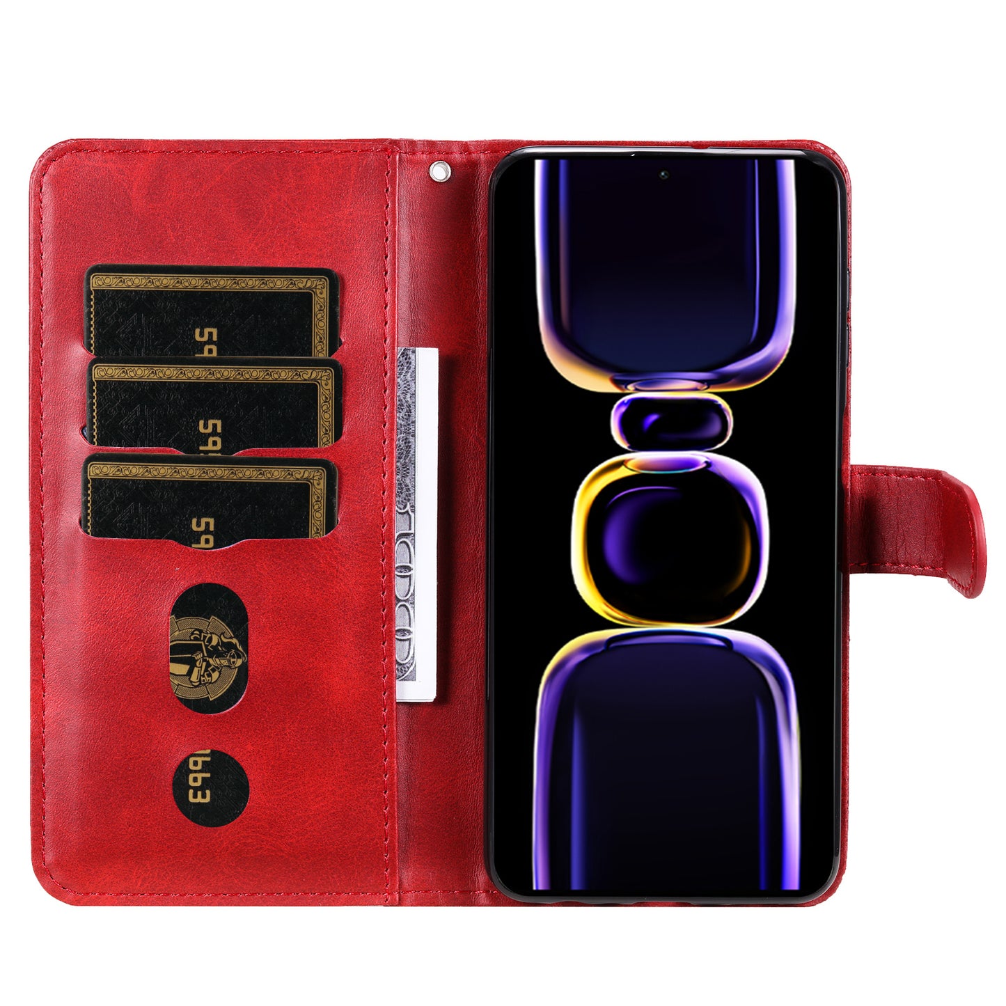 For Xiaomi Redmi K60 Pro 5G / K60 5G / Poco F5 Pro 5G Phone Case Stand Shell Calf Texture Zipper Pocket Wallet Cover