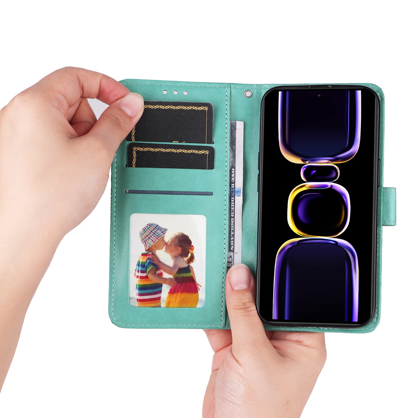 For Xiaomi Redmi K60 Pro 5G / K60 5G / Poco F5 Pro 5G Imprinted Phone Stand Cover Leather Wallet Case