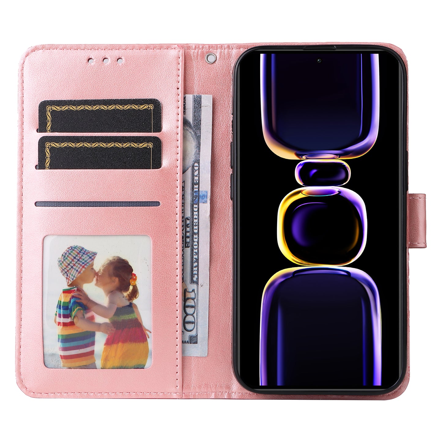 For Xiaomi Redmi K60 Pro 5G / K60 5G / Poco F5 Pro 5G Imprinted Phone Stand Cover Leather Wallet Case