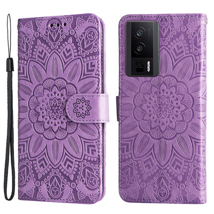 For Xiaomi Redmi K60 Pro 5G / K60 5G / Poco F5 Pro 5G Imprinted Phone Stand Cover Leather Wallet Case