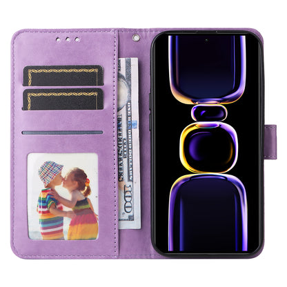 For Xiaomi Redmi K60 Pro 5G / K60 5G / Poco F5 Pro 5G Imprinted Phone Stand Cover Leather Wallet Case