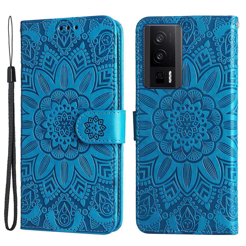 For Xiaomi Redmi K60 Pro 5G / K60 5G / Poco F5 Pro 5G Imprinted Phone Stand Cover Leather Wallet Case