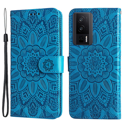 For Xiaomi Redmi K60 Pro 5G / K60 5G / Poco F5 Pro 5G Imprinted Phone Stand Cover Leather Wallet Case