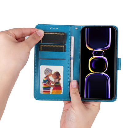 For Xiaomi Redmi K60 Pro 5G / K60 5G / Poco F5 Pro 5G Imprinted Phone Stand Cover Leather Wallet Case