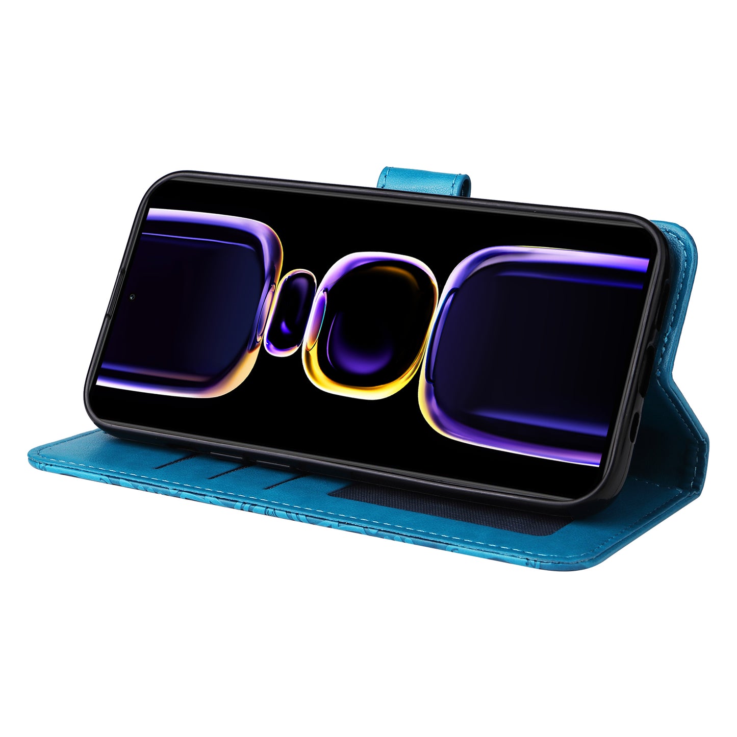 For Xiaomi Redmi K60 Pro 5G / K60 5G / Poco F5 Pro 5G Imprinted Phone Stand Cover Leather Wallet Case