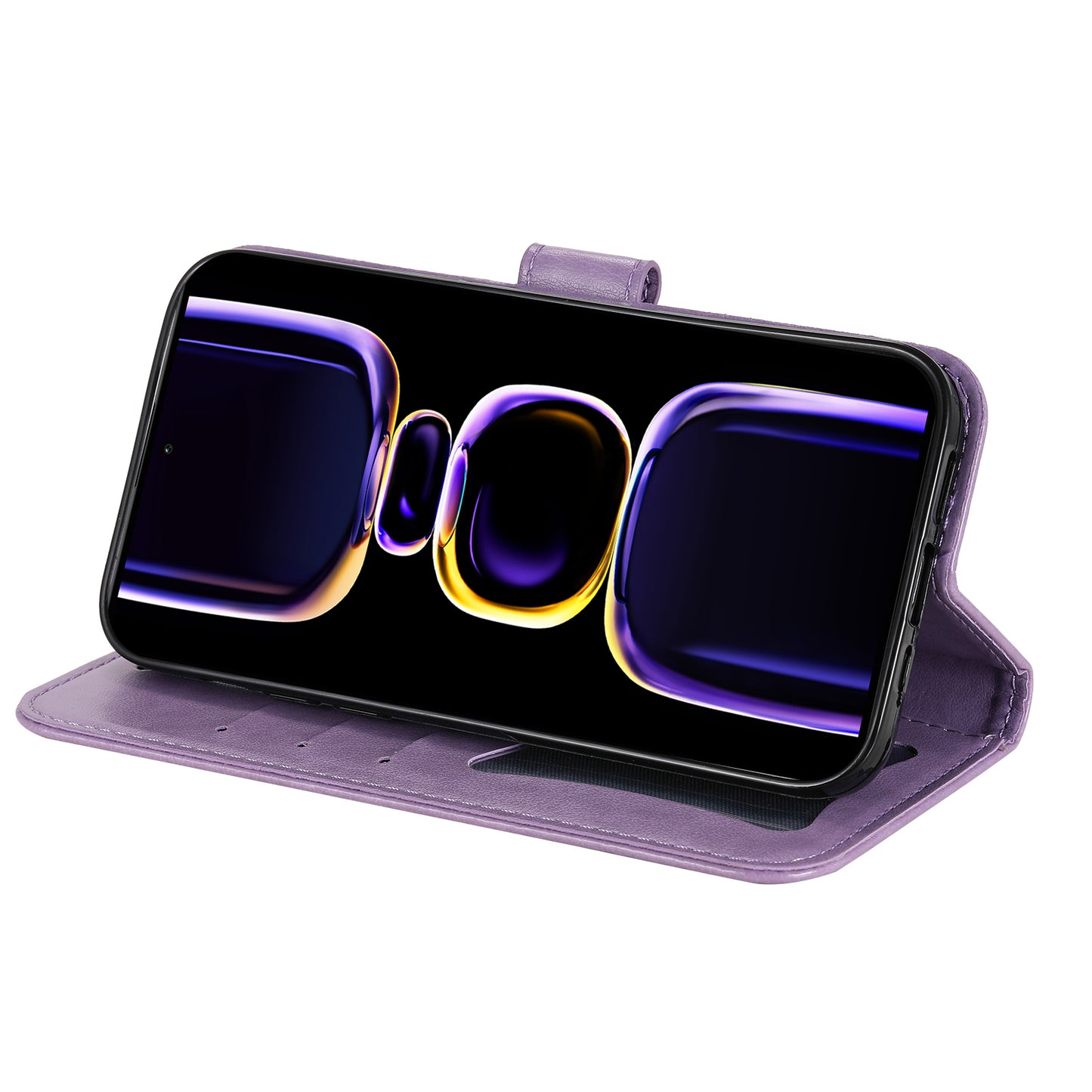 For Xiaomi Poco F5 Pro 5G / Redmi K60 Pro 5G / K60 5G Imprinted Flower Leather Case Stand Wallet Shockproof Phone Cover