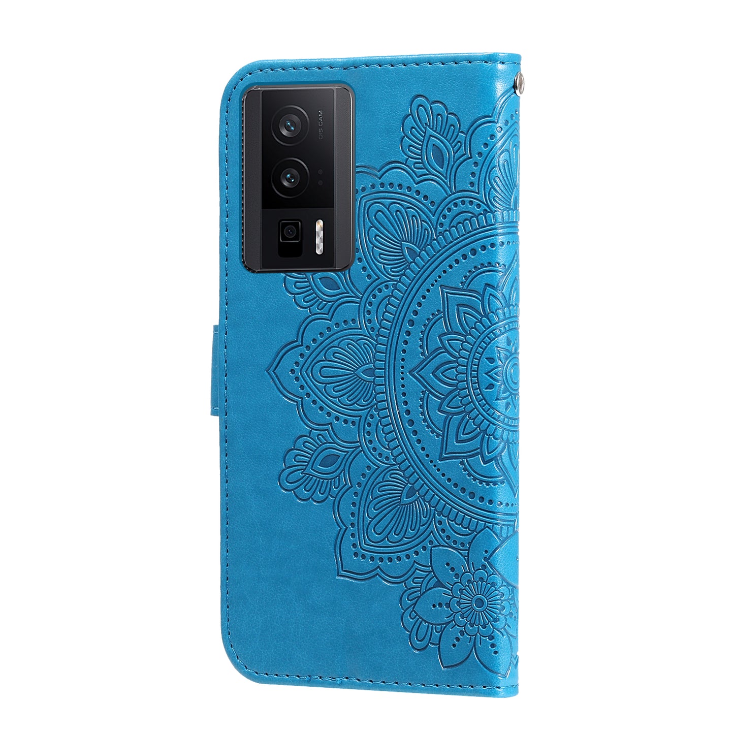 For Xiaomi Poco F5 Pro 5G / Redmi K60 Pro 5G / K60 5G Imprinted Flower Leather Case Stand Wallet Shockproof Phone Cover