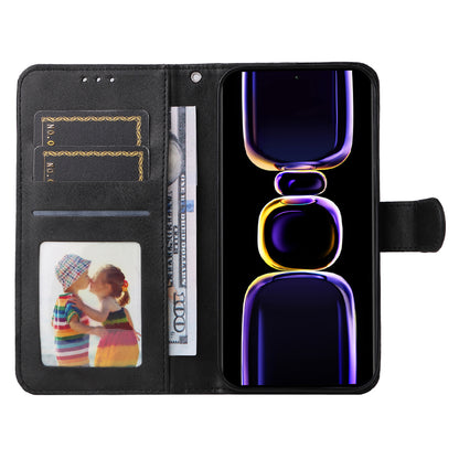 Phone Cover for Xiaomi Poco F5 Pro 5G / Redmi K60 5G / K60 Pro 5G , Calf Texture Anti-scratch PU Leather Wallet Stand Case