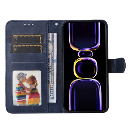 Phone Cover for Xiaomi Poco F5 Pro 5G / Redmi K60 5G / K60 Pro 5G , Calf Texture Anti-scratch PU Leather Wallet Stand Case